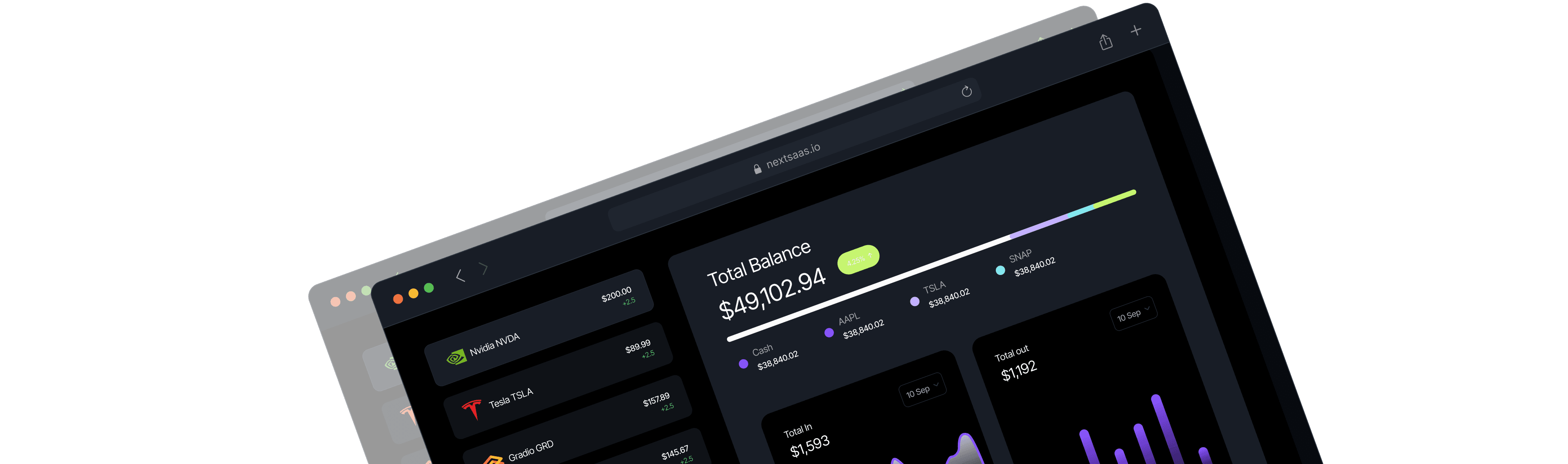 Austronix Hero Dashboard Dark Mode